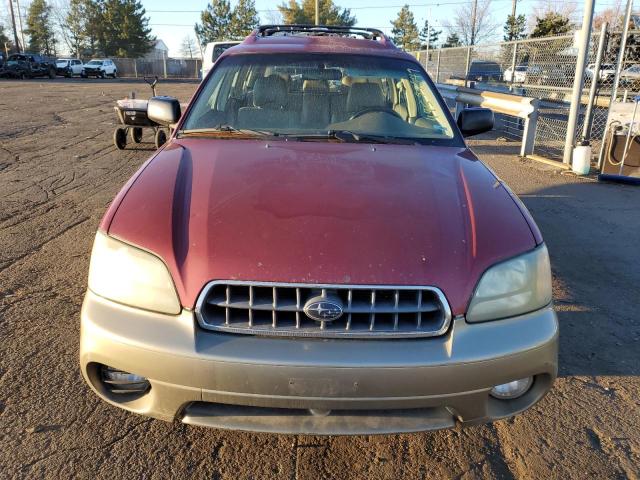 4S3BH675147628992 - 2004 SUBARU LEGACY OUTBACK AWP 栗色 照片 5