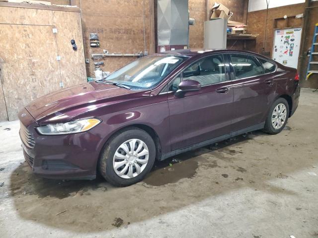 3FA6P0G78DR265379 - 2013 FORD FUSION S BURGUNDY photo 1