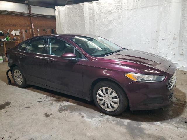 3FA6P0G78DR265379 - 2013 FORD FUSION S BURGUNDY photo 4