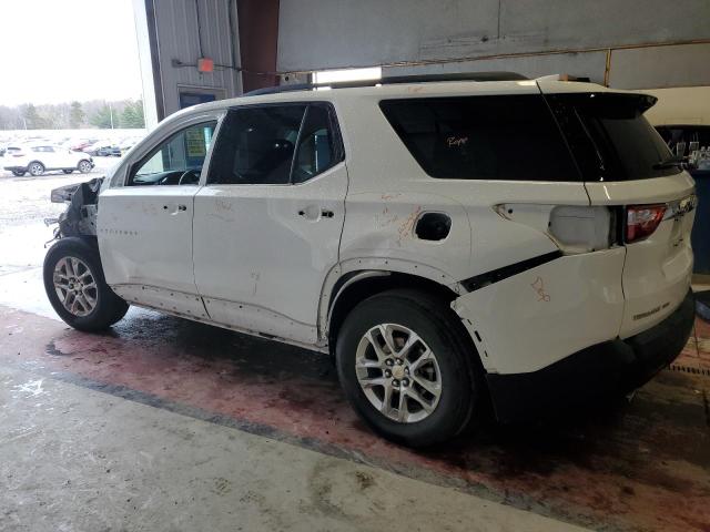 1GNEVGKW2LJ323425 - 2020 CHEVROLET TRAVERSE LT WHITE photo 2