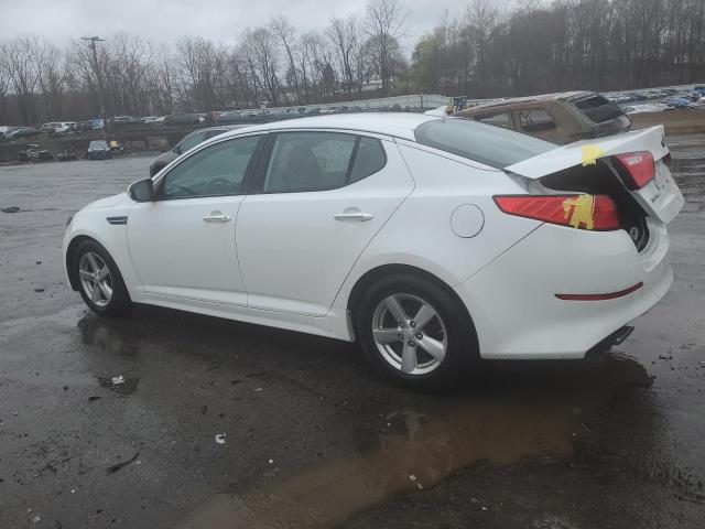 5XXGM4A74FG484560 - 2015 KIA OPTIMA LX WHITE photo 2