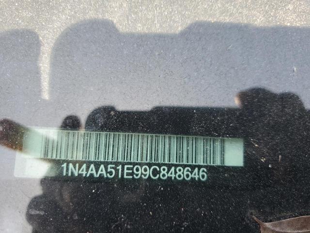 1N4AA51E99C848646 - 2009 NISSAN MAXIMA S BROWN photo 12