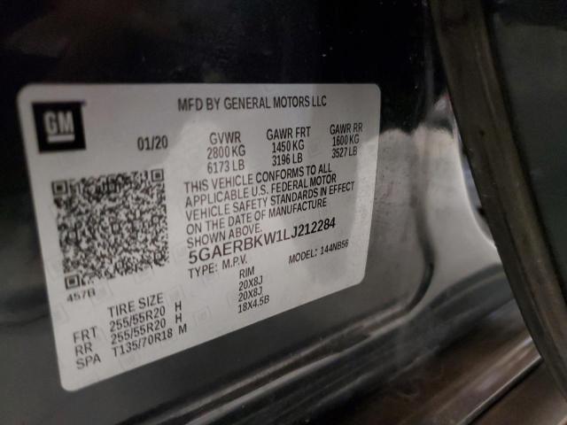 5GAERBKW1LJ212284 - 2020 BUICK ENCLAVE ESSENCE Գրաֆիտ լուսանկար 13