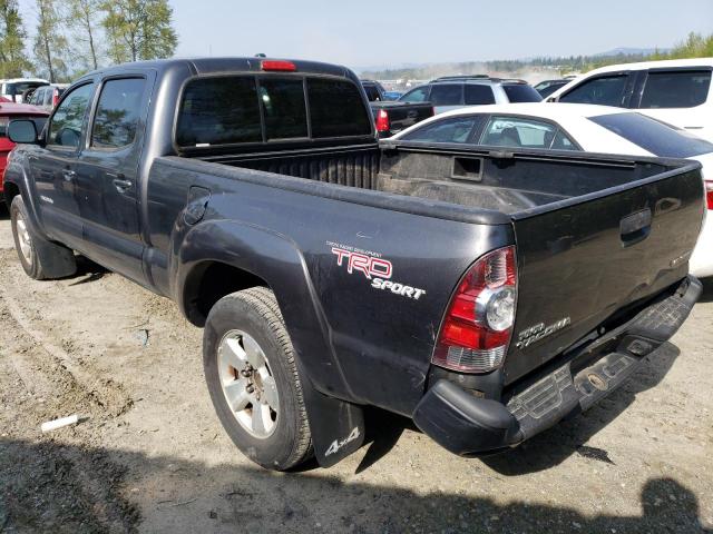 5TEMU4FN3AZ694054 - 2010 TOYOTA TACOMA DOUBLE CAB LONG BED GRAY photo 2