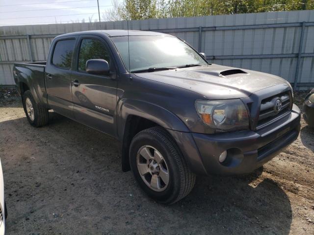 5TEMU4FN3AZ694054 - 2010 TOYOTA TACOMA DOUBLE CAB LONG BED GRAY photo 4