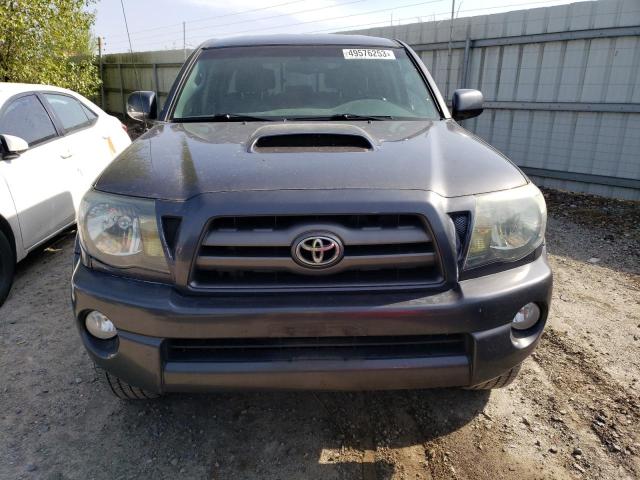 5TEMU4FN3AZ694054 - 2010 TOYOTA TACOMA DOUBLE CAB LONG BED GRAY photo 5