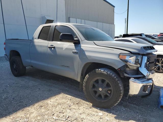 5TFRY5F1XMX278172 - 2021 TOYOTA TUNDRA DOUBLE CAB SR/SR5 GRAY photo 4