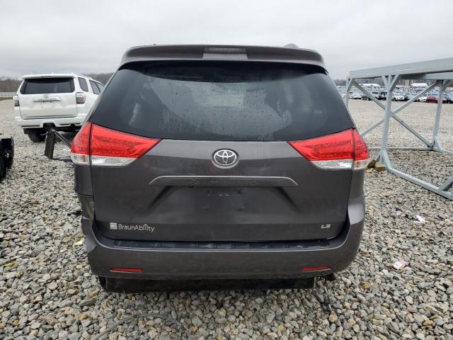 5TDKK3DC3DS314446 - 2013 TOYOTA SIENNA LE CHARCOAL photo 6