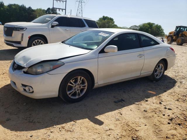 4T1CE30P77U757182 - 2007 TOYOTA CAMRY SOLA SE WHITE photo 1