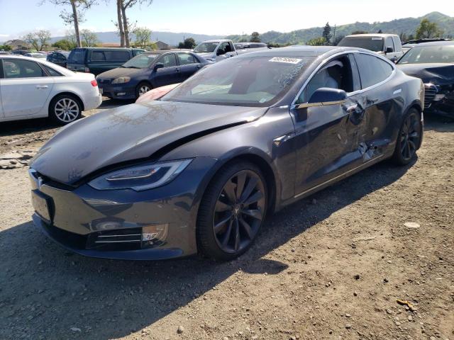 5YJSA1E24HF178741 - 2017 TESLA MODEL S GRAY photo 1