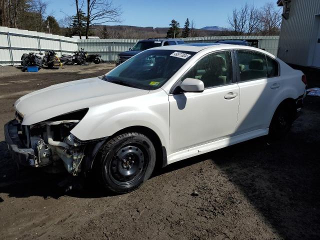 4S3BMBG61B3218680 - 2011 SUBARU LEGACY 2.5I PREMIUM WHITE photo 1