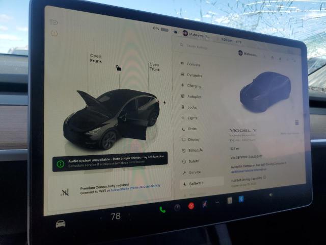 7SAYGDEE3SA352407 - 2025 TESLA MODEL Y BLACK photo 9
