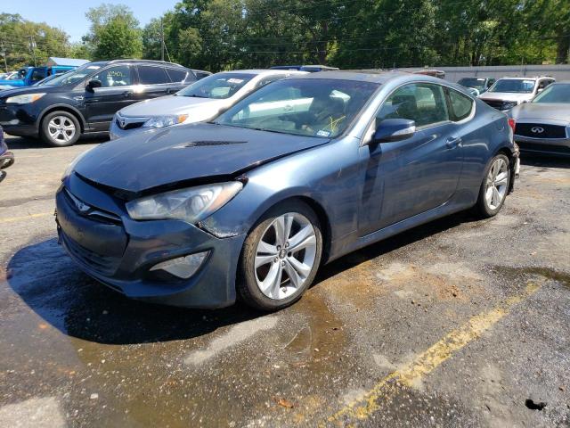 KMHHU6KJXDU081406 - 2013 HYUNDAI GENESIS CO 3.8L BLUE photo 1