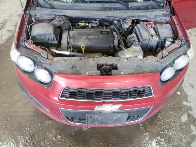 1G1JA6SH2C4122372 - 2012 CHEVROLET SONIC LS RED photo 12