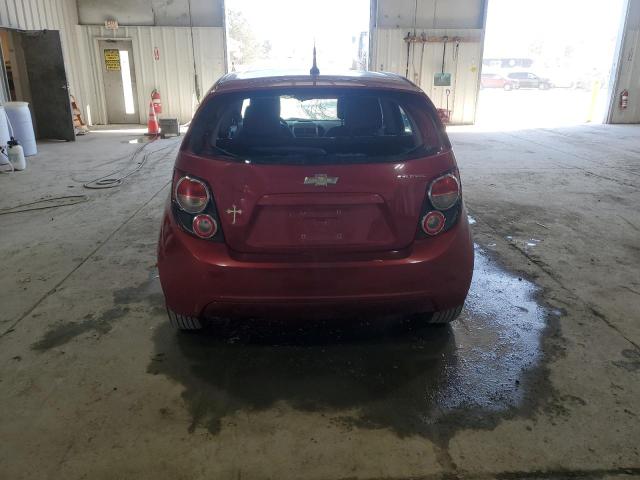 1G1JA6SH2C4122372 - 2012 CHEVROLET SONIC LS RED photo 6