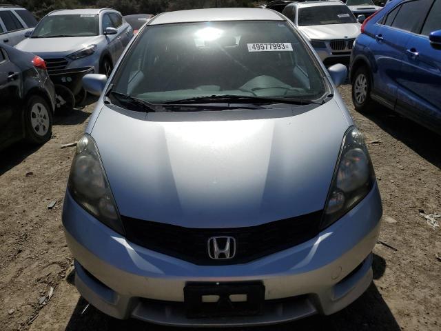 JHMGE8H5XCC002449 - 2012 HONDA FIT SPORT SILVER photo 5