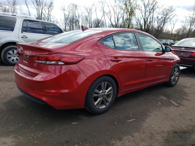 KMHD84LF6HU197290 - 2017 HYUNDAI ELANTRA SE RED photo 3