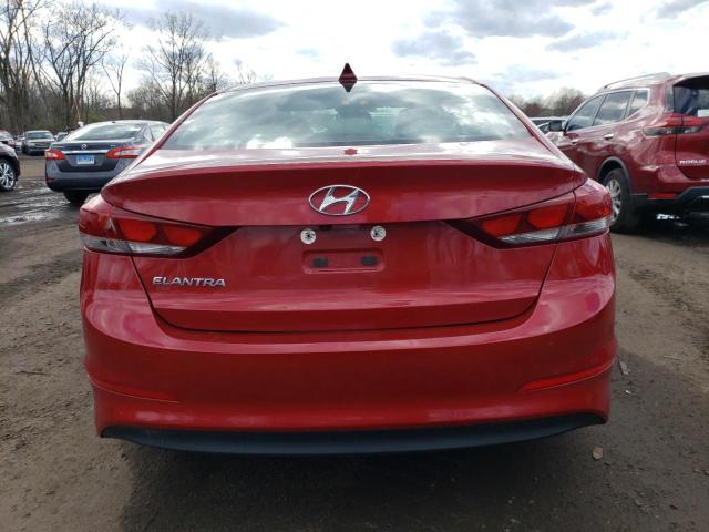 KMHD84LF6HU197290 - 2017 HYUNDAI ELANTRA SE RED photo 6