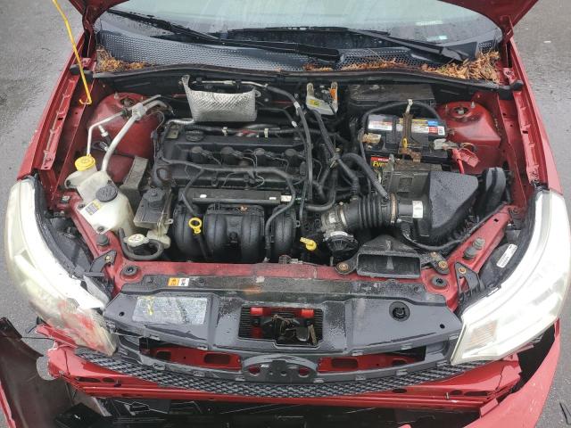 1FAHP3HN2AW211849 - 2010 FORD FOCUS SEL RED photo 11