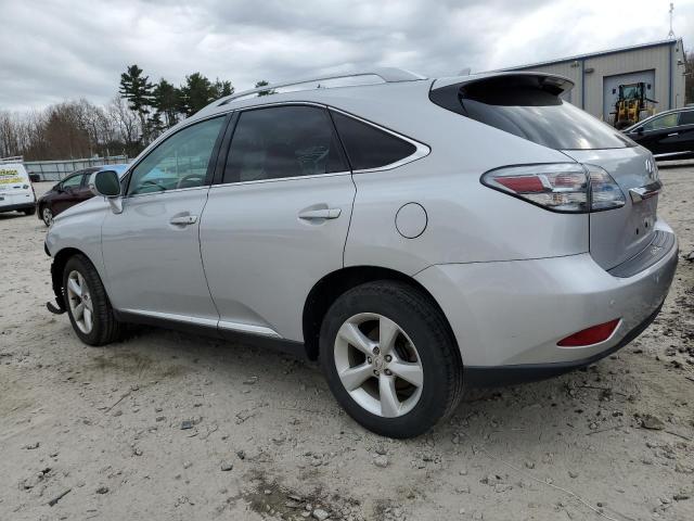 2T2BK1BA9CC129553 - 2012 LEXUS RX 350 SILVER photo 2