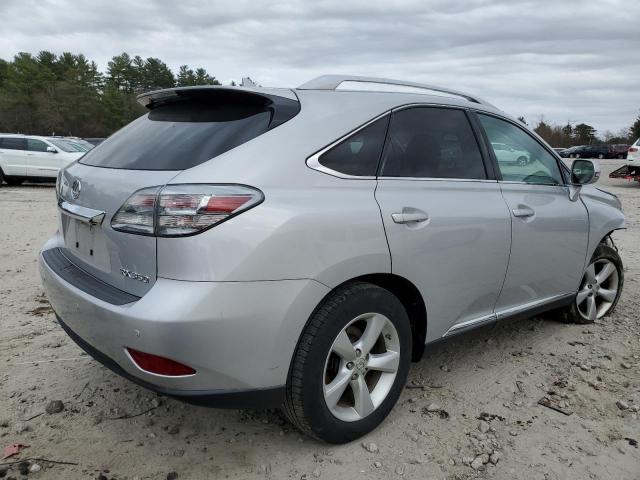 2T2BK1BA9CC129553 - 2012 LEXUS RX 350 SILVER photo 3