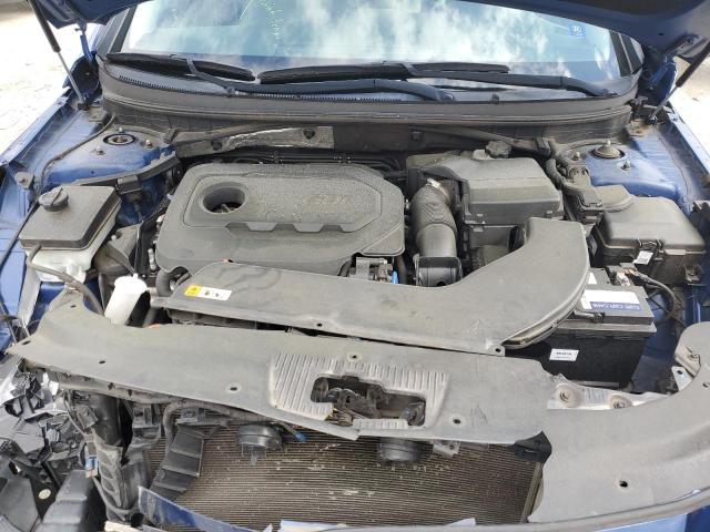 5NPE24AF9FH187843 - 2015 HYUNDAI SONATA SE BLUE photo 11