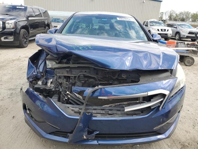 5NPE24AF9FH187843 - 2015 HYUNDAI SONATA SE BLUE photo 5