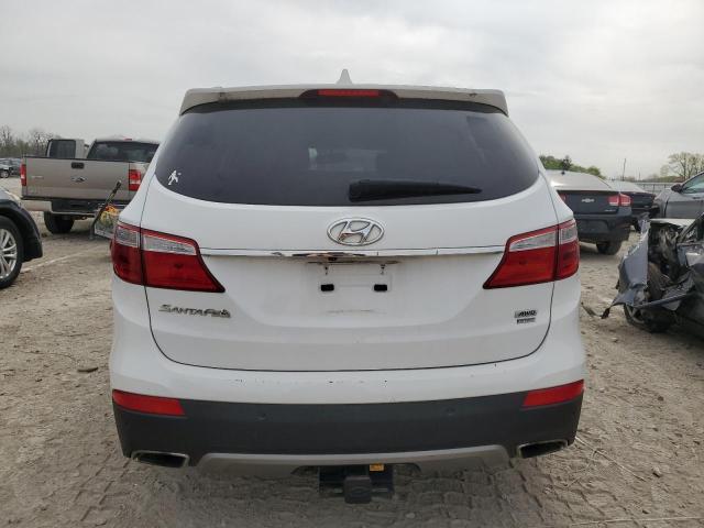 KM8SRDHF4EU076847 - 2014 HYUNDAI SANTA FE GLS WHITE photo 6