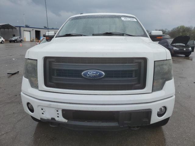 1FTFW1ET3DKD12910 - 2013 FORD F150 SUPERCREW WHITE photo 5