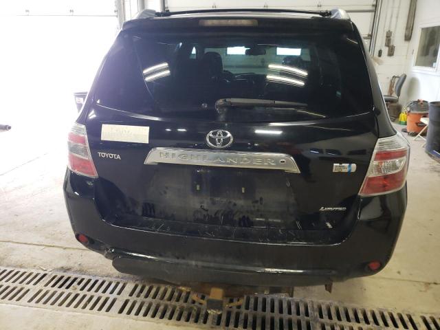 JTEEW44A482023209 - 2008 TOYOTA HIGHLANDER HYBRID LIMITED BLACK photo 6