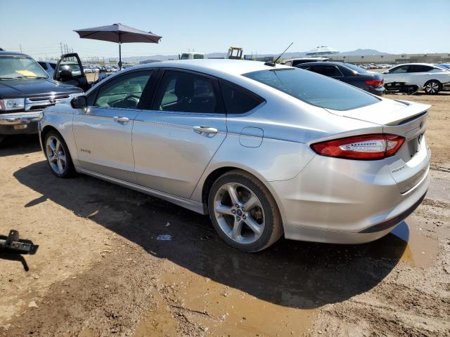 3FA6P0LU5ER256457 - 2014 FORD FUSION SE HYBRID SILVER photo 2