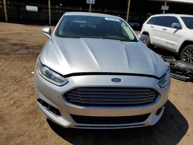 3FA6P0LU5ER256457 - 2014 FORD FUSION SE HYBRID SILVER photo 5