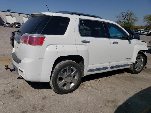 2GKFLYE35D6165885 - 2013 GMC TERRAIN DENALI WHITE photo 3