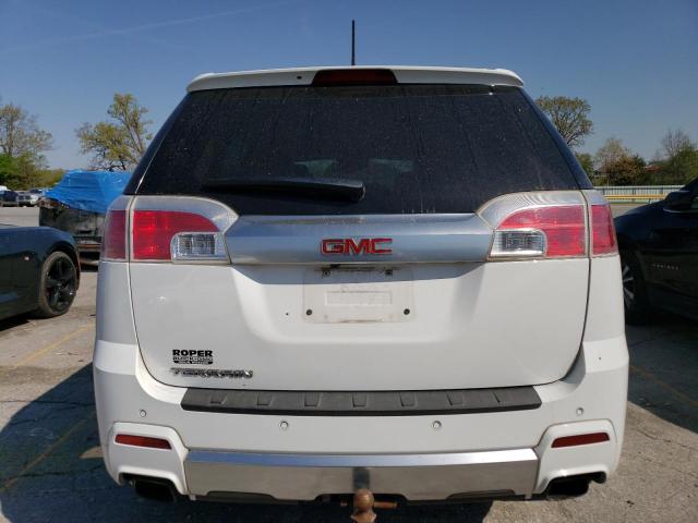 2GKFLYE35D6165885 - 2013 GMC TERRAIN DENALI WHITE photo 6