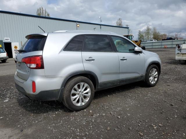 5XYKUDA72FG599146 - 2015 KIA SORENTO EX SILVER photo 3