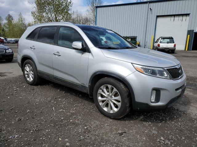 5XYKUDA72FG599146 - 2015 KIA SORENTO EX SILVER photo 4