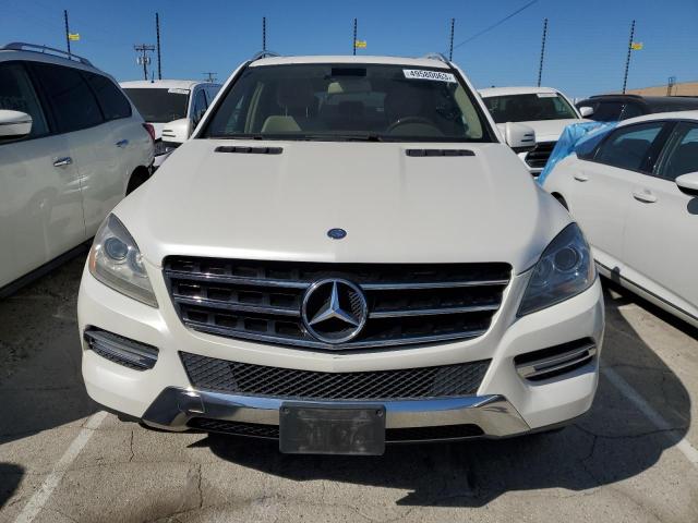4JGDA5HB9CA042243 - 2012 MERCEDES-BENZ ML 350 4MATIC WHITE photo 5