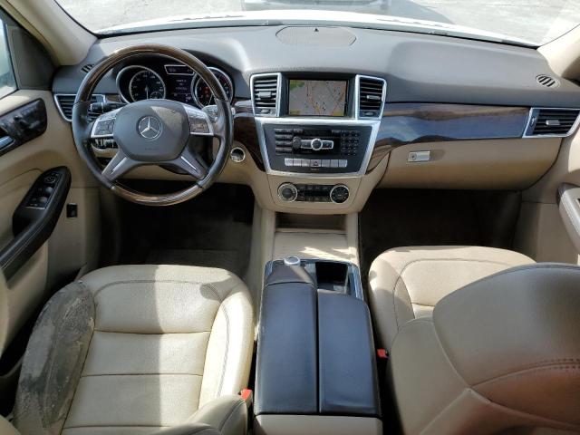 4JGDA5HB9CA042243 - 2012 MERCEDES-BENZ ML 350 4MATIC WHITE photo 8