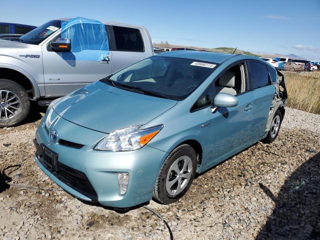 JTDKN3DU4F1983406 - 2015 TOYOTA PRIUS TURQUOISE photo 1