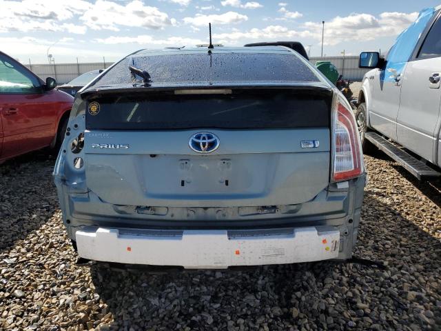 JTDKN3DU4F1983406 - 2015 TOYOTA PRIUS TURQUOISE photo 6