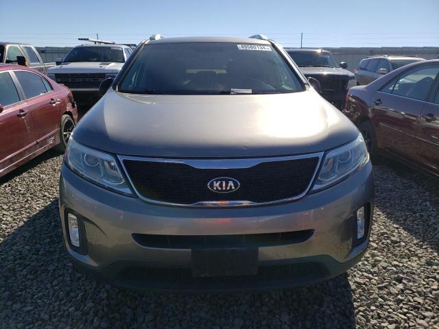 5XYKTCA65EG496628 - 2014 KIA SORENTO LX GRAY photo 5