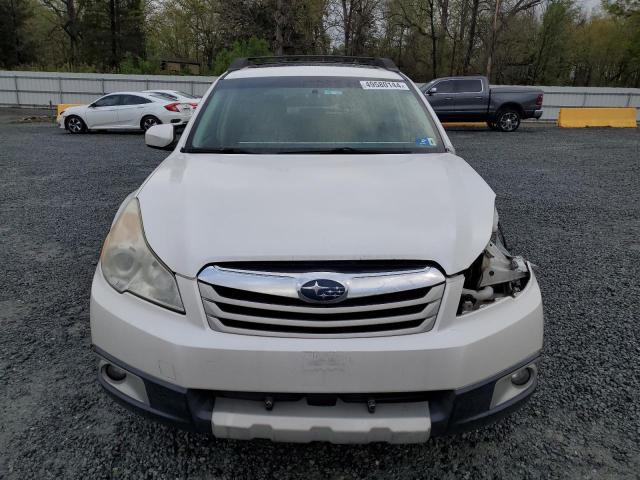 4S4BRBLC0B3428163 - 2011 SUBARU OUTBACK 2.5I LIMITED WHITE photo 5