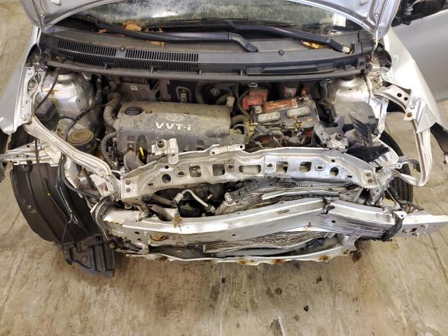 JTDBT923671014792 - 2007 TOYOTA YARIS SILVER photo 11