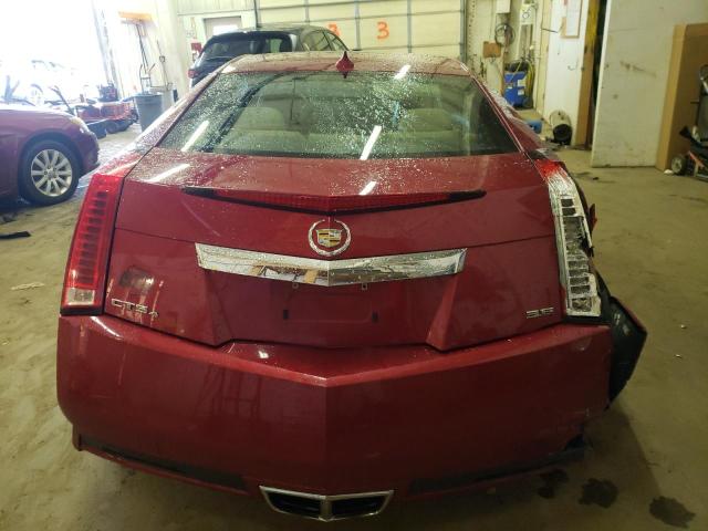 1G6DS1ED9B0125243 - 2011 CADILLAC CTS PREMIUM COLLECTION RED photo 6