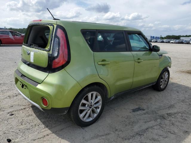 KNDJP3A59H7877276 - 2017 KIA SOUL + GREEN photo 3