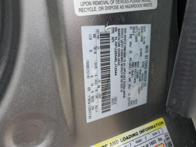 5LMFU28548LJ12944 - 2008 LINCOLN NAVIGATOR ვერცხლისფერი ფოტო 12