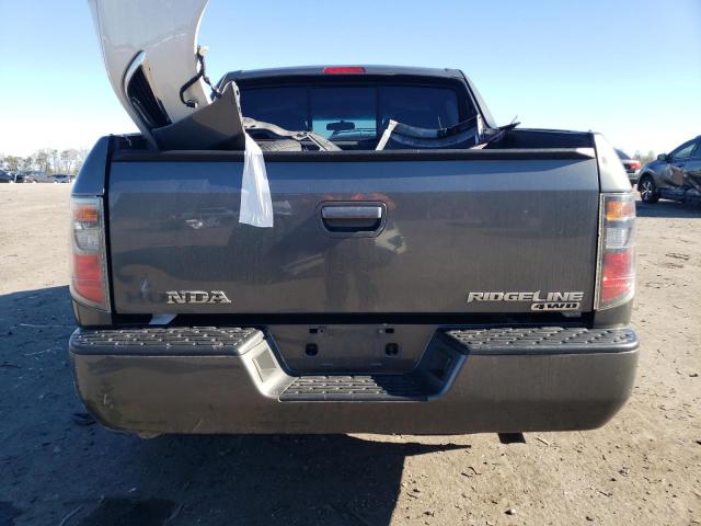 2HJYK16528H501870 - 2008 HONDA RIDGELINE RTL GRAY photo 6