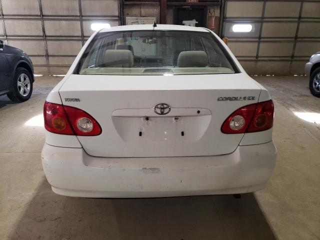 1NXBR32E43Z117470 - 2003 TOYOTA COROLLA CE WHITE photo 6