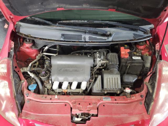 JHMGD38667S061069 - 2007 HONDA FIT S 红色 照片 11