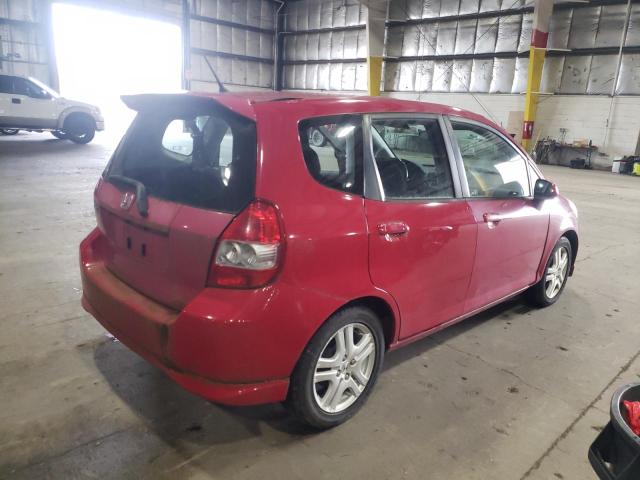 JHMGD38667S061069 - 2007 HONDA FIT S 红色 照片 3